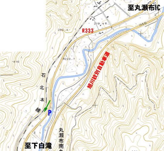 丸瀬布 地図