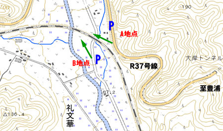 小幌-礼文 地図